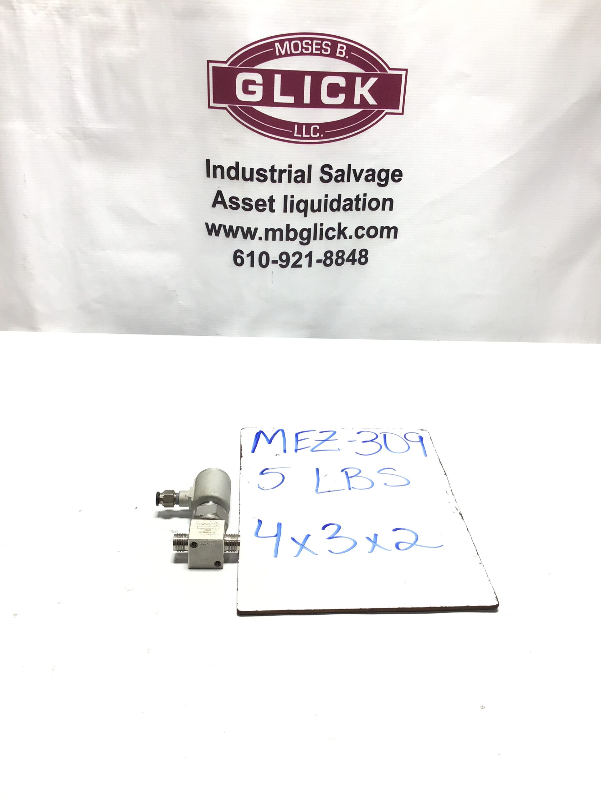 Swagelok 576620 FVCR Bellows Sealed Valve SS-BN8S6-2C – Moses B. Glick