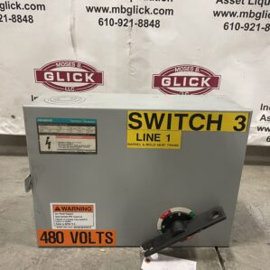 Siemens Sentron SXID4640 200A Fusible Busway Switch Bus Plug 50-150HP 600V