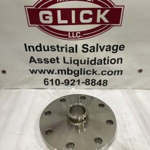 4"x2" 304SS Stainless Steel Flange x Sanitary Tri-Clamp Adapter Coupling Fitting