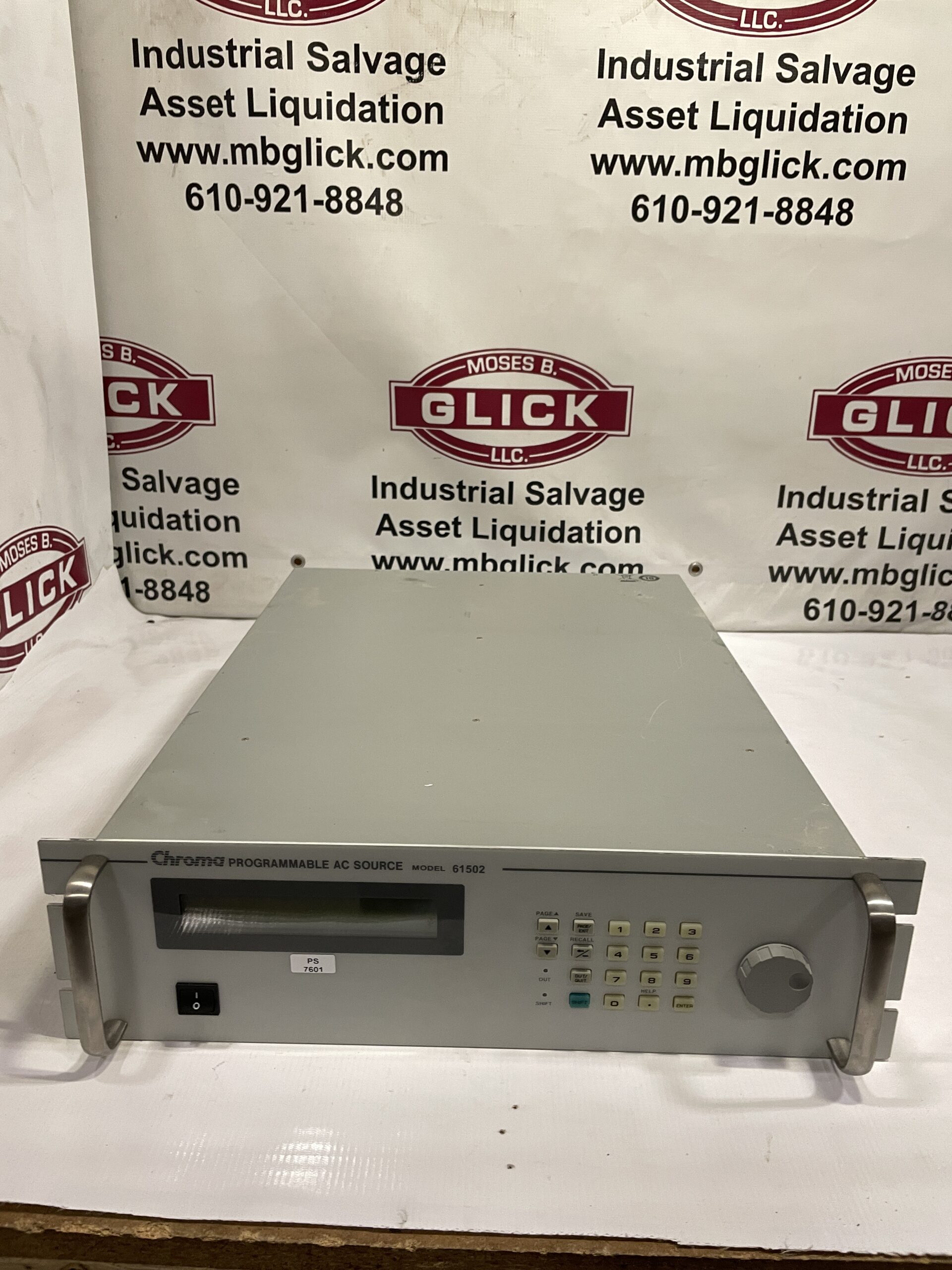 Chroma ATE 61502 Programmable AC Source Power Supply 0-300V 1000W