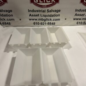 5 Frazier & Son Whiz Lifter Elevator Conveyor Food Grade Plastic Buckets 6"x10"