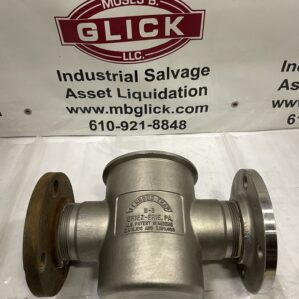 Eriez B-3 Stainless Steel Ferrous Trap/Magnetic Filter Separator -Missing Magnet