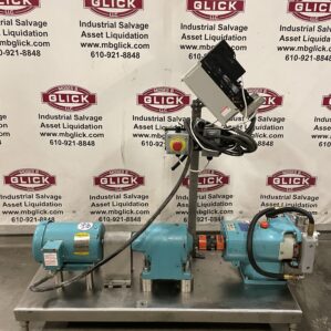 G&H 522P Stainless 2" Sanitary Rotary Lobe Positive Displacement Pump 2HP