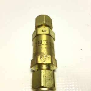 Parker Brass Check Valve 1 PSI Cracking Pressure 3000 PSI Max Hydraulic Pneumatic NOS