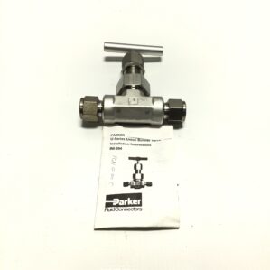 Parker Hannifin 1/2" Stainless Steel Needle Valve U-Series CPI Union 316SS