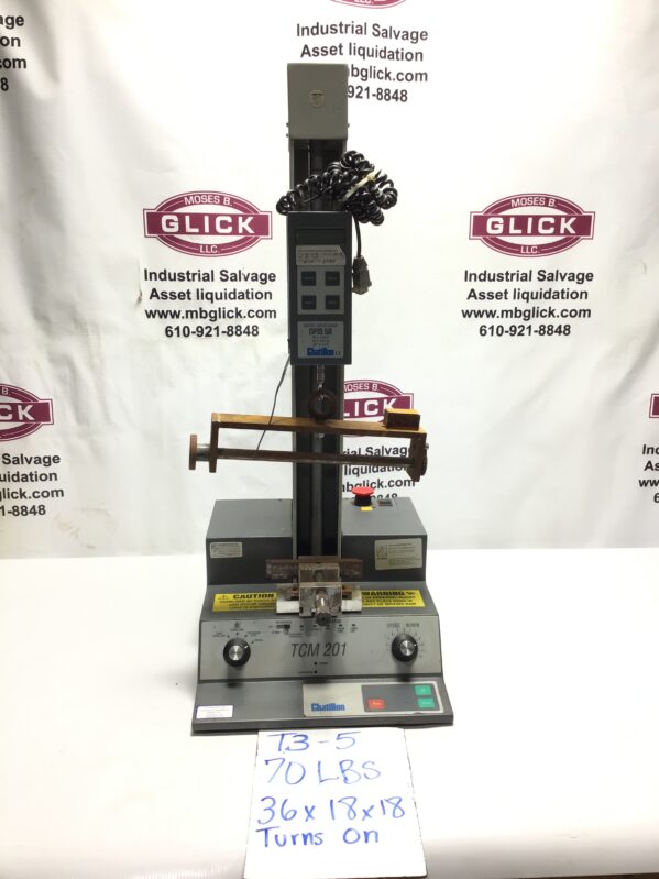 Chatillon TCM 201 Motorized Test Stand – Moses B. Glick