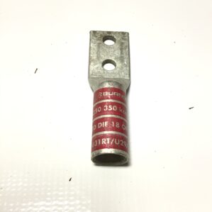 Burndy YA31-2TC38 Two-Hole Lug Copper Compression Connector