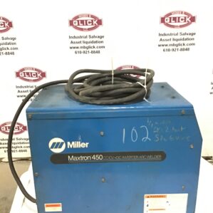 Miller Maxtron 450 CC/CV DC Inverter Arc Welder 3PH 21.3kW