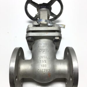 Powell 2456FM0TXXX Gate Valve 1-1/2"IN CF8M 150 WOG 275