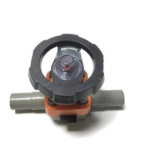 Georg Fischer Diaphragm Valve Connection Size 1/2" in (Lot of 1)