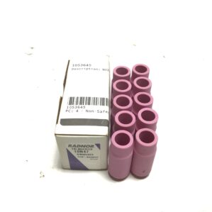 Radnor 10N47 Tig Nozzles 7/16" Alumina (Lot of 1)
