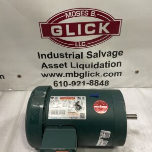 Leeson Electric WattSaver C6T17FC132E 1HP Electric Motor 1760rpm 230/460V 3PH TEFC