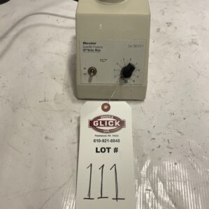 Baxter S8223-1 S/P Vortex Test Tube Mixer 500-3000RPM