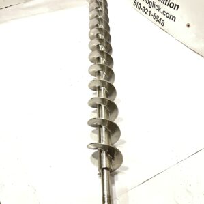 42" X 4" 316 SS Stainless Steel Screw Feeder Conveyor Auger 3" Pitch B-56453-09