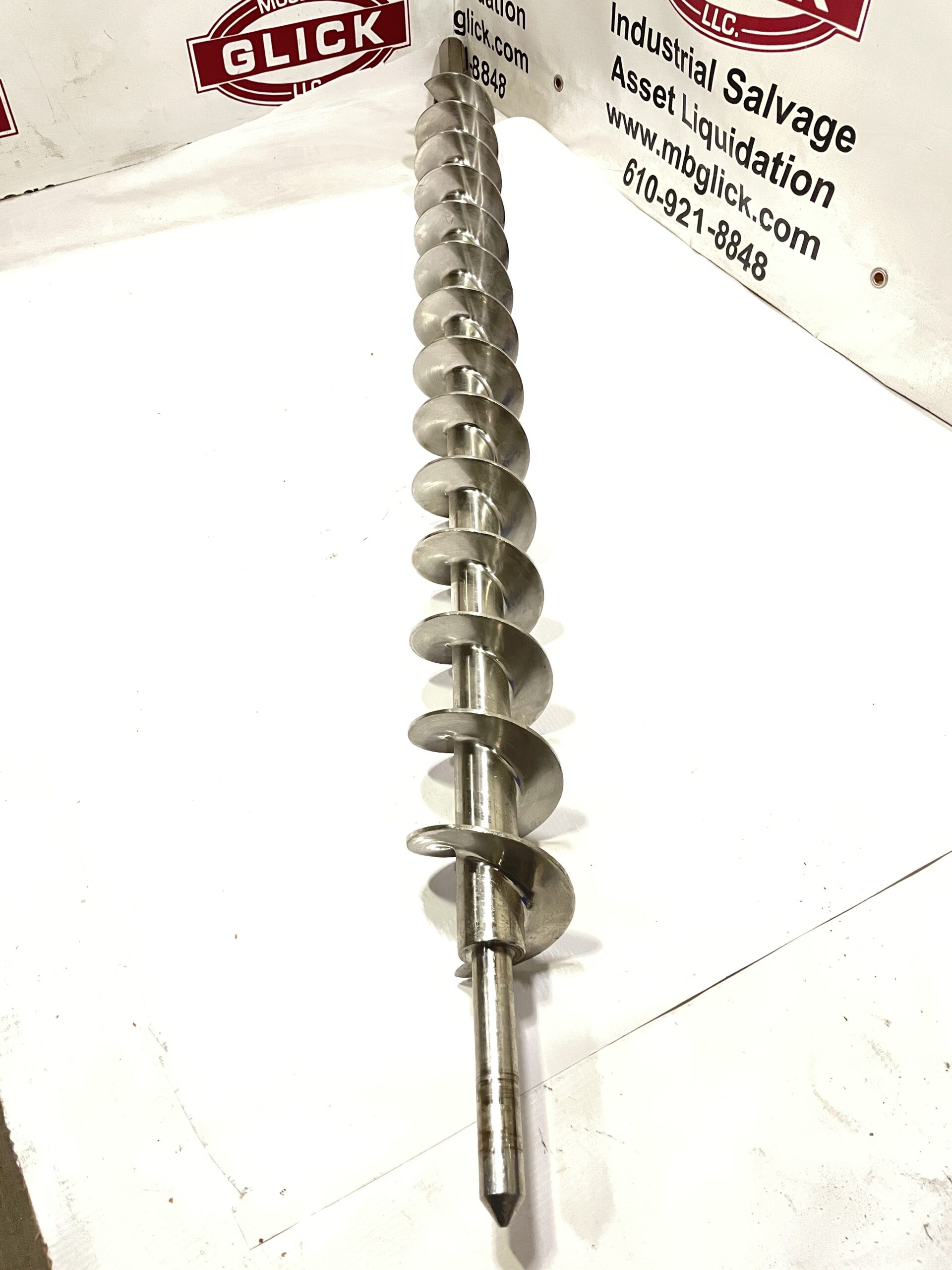 42" X 4" 316 SS Stainless Steel Screw Feeder Conveyor Auger 3" Pitch B-56453-09