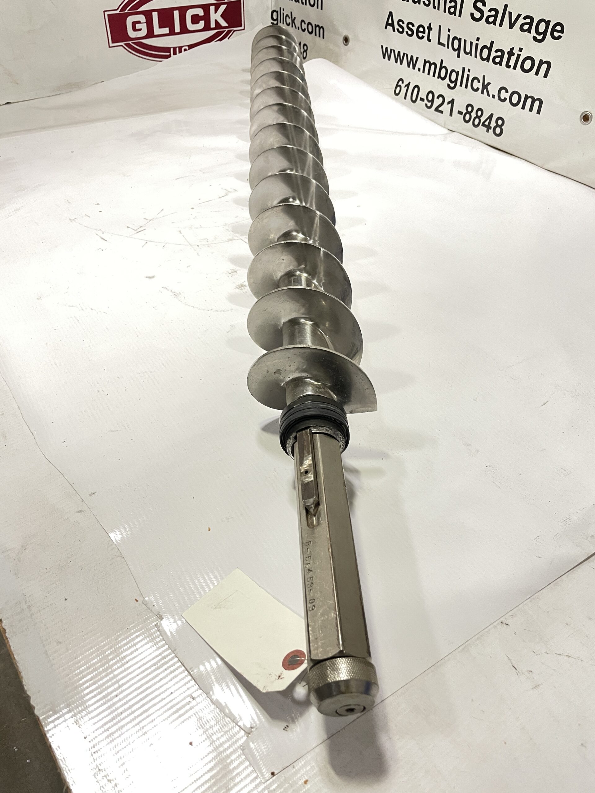 42" X 4" 316 SS Stainless Steel Screw Feeder Conveyor Auger 3" Pitch B-56453-09 - Image 2