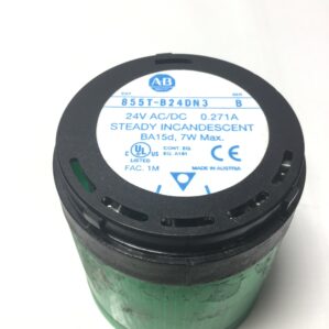ALLEN BRADLEY 855T-B24DN3 GREEN STEADY INCANDESCENT