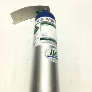 W.B. Wells Co. Inc. 116ES-252-2 116-Liter Refillable Calibration Gas Cylinder