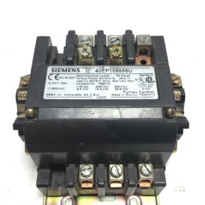 Siemens 40EP109558U Contactor 50Amps 45lb-In