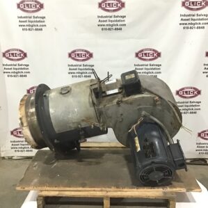 Webster Air Compressor w/Leeson CVB C215T34DC2B L Electric Motor 10/15HP