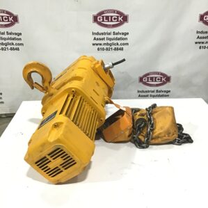 Harrington 2 Ton Electric Chain Hoist 15/5 FT/Min w/ 3 Phase Induction Motor