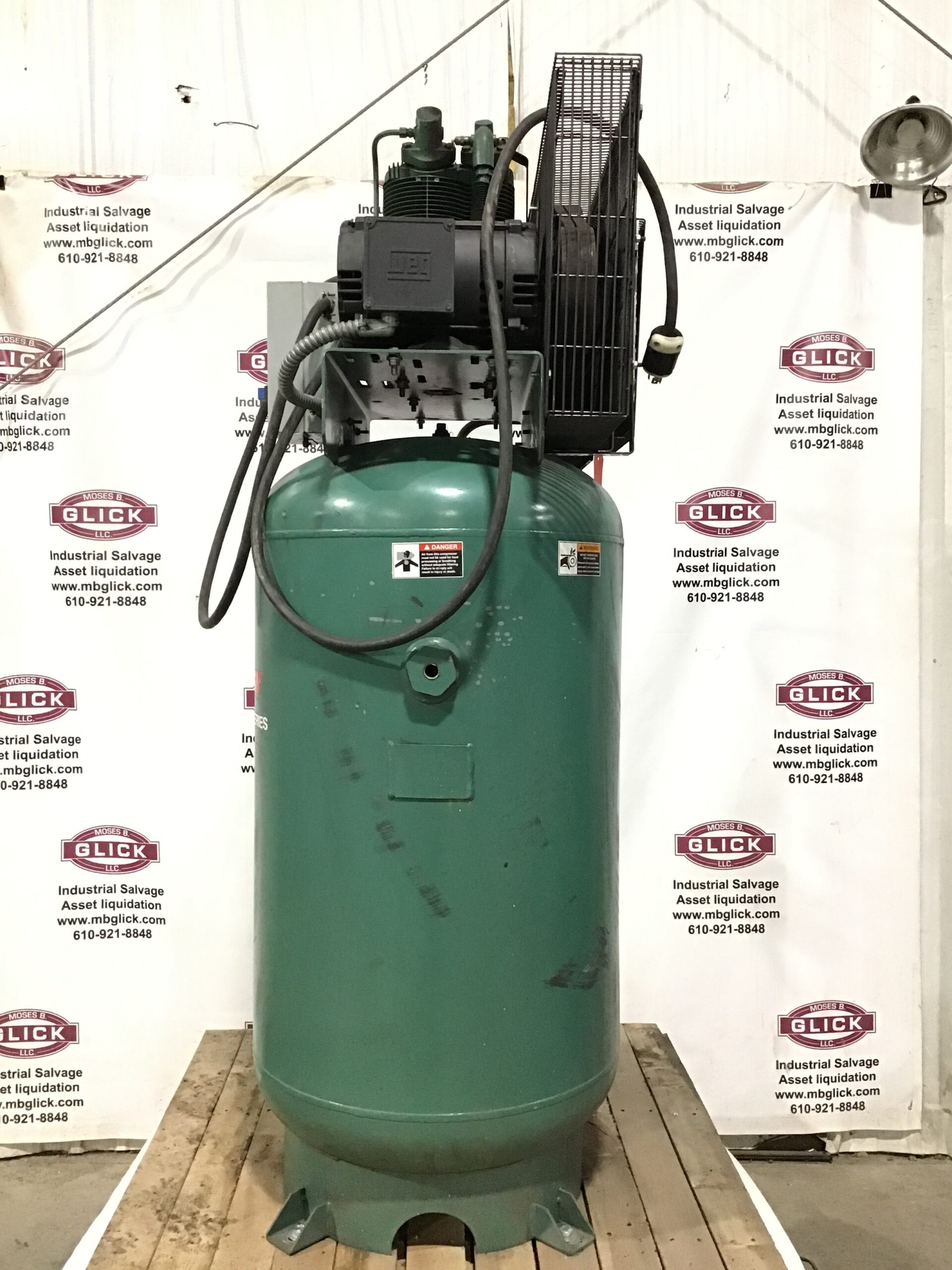 Champion Pneumatic VR5-8 Industrial Vertical Air Compressor Tank
