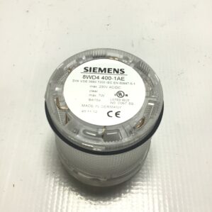 Siemens 8WD4400-1AE Signaling Column Continuous Light Element 7W 230VAC/DC
