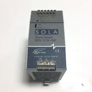 Sola SDN 5-24-100P Power Supply 24VDC 5A 115/230VAC 50/60Hz 1.0/2.2A