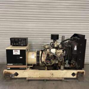Kohler 60RZG 60kW Natural Gas Standby Generator Set <300 Hours