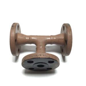 3" Stainless Steel Flanged Tee SCH 10S SA105 XH 300# RF Pipe Fitting Industrial