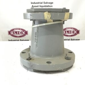 Unbranded Industrial Flanged Pipe Reducer 12" x 8" Steel ANSI Flange