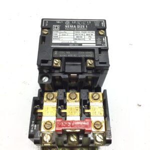 Square D 8536 Three Phase Magnetic Motor Starter 7-1/2HP