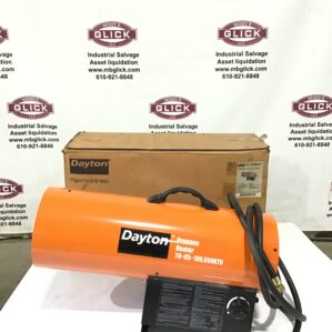 Dayton 3VE57 Propane Forced Air Heater 70K-100K BTU 0.8A 35CFM