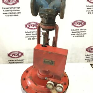 Moore 71P Actuated Plug Valve with Valve Positioner