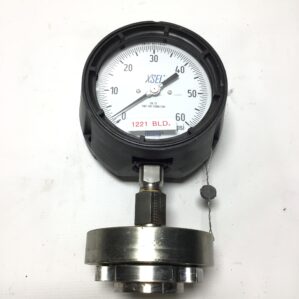 AMETEK U.S. Pressure Gauge Assembly 0–60 PSI Liquid Filled Diaphragm Seal