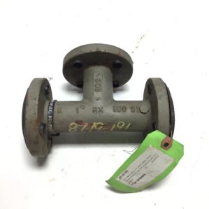Smithco RX 150 DI Industries 1" PVDF Lined Flanged Tee DK Valve