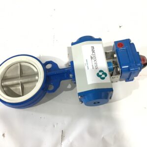 Macprocess Pneumatic Actuated Wafer Butterfly Valve w/Limit Switch 15A 1/2HP