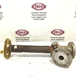 Flanged Control Valve w/ Handwheel Actuator Stainless Steel Y-Pattern 278-11006