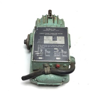 DeWalt 500150 Single Phase Capacitor Motor with Built-In Brake 2825 RPM