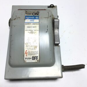 Gould I-T-E F351 Vacu-Break Safety Switch 3PH 30Amps 15HP