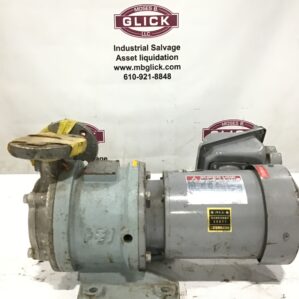 Tomono Kogyo NG7-6 Magnet Pump Bore 20mm 0.4kW w/Mitsubishi Induction Motor 3PH