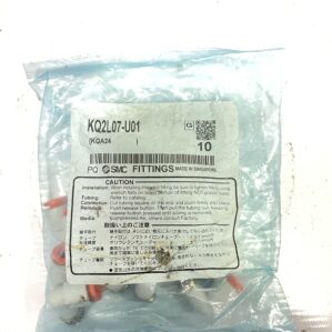 SMC KQ2L07-U01 1/4" OD-1/8" MNPT Elbow Push-to-Connect Fitting(s) Lot of 10 NIB