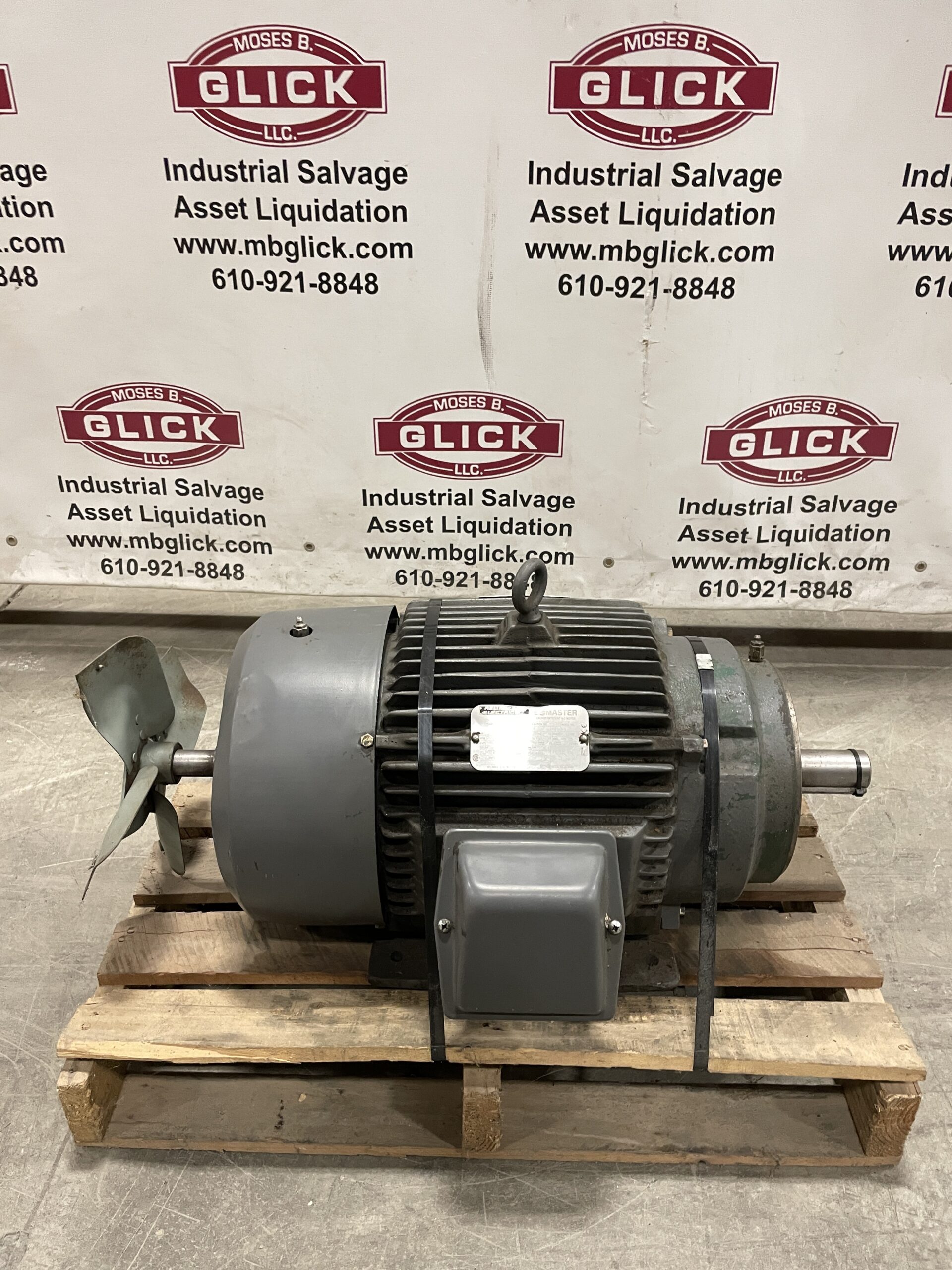 Reliance Electric 7372884-008 20HP Dual Shaft Electric Motor 1760RPM 200V