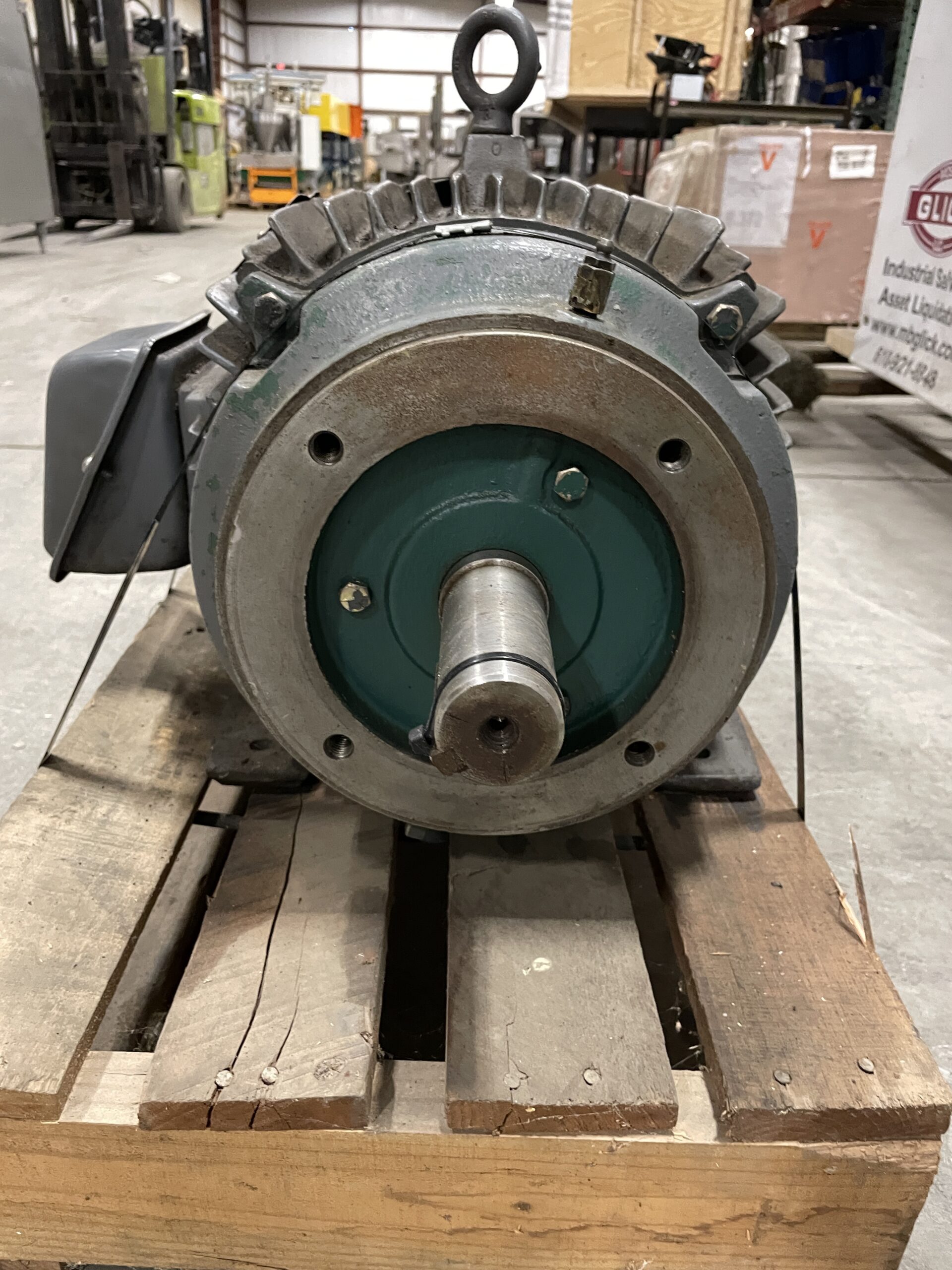 Reliance Electric 7372884-008 20HP Dual Shaft Electric Motor 1760RPM 200V - Image 4