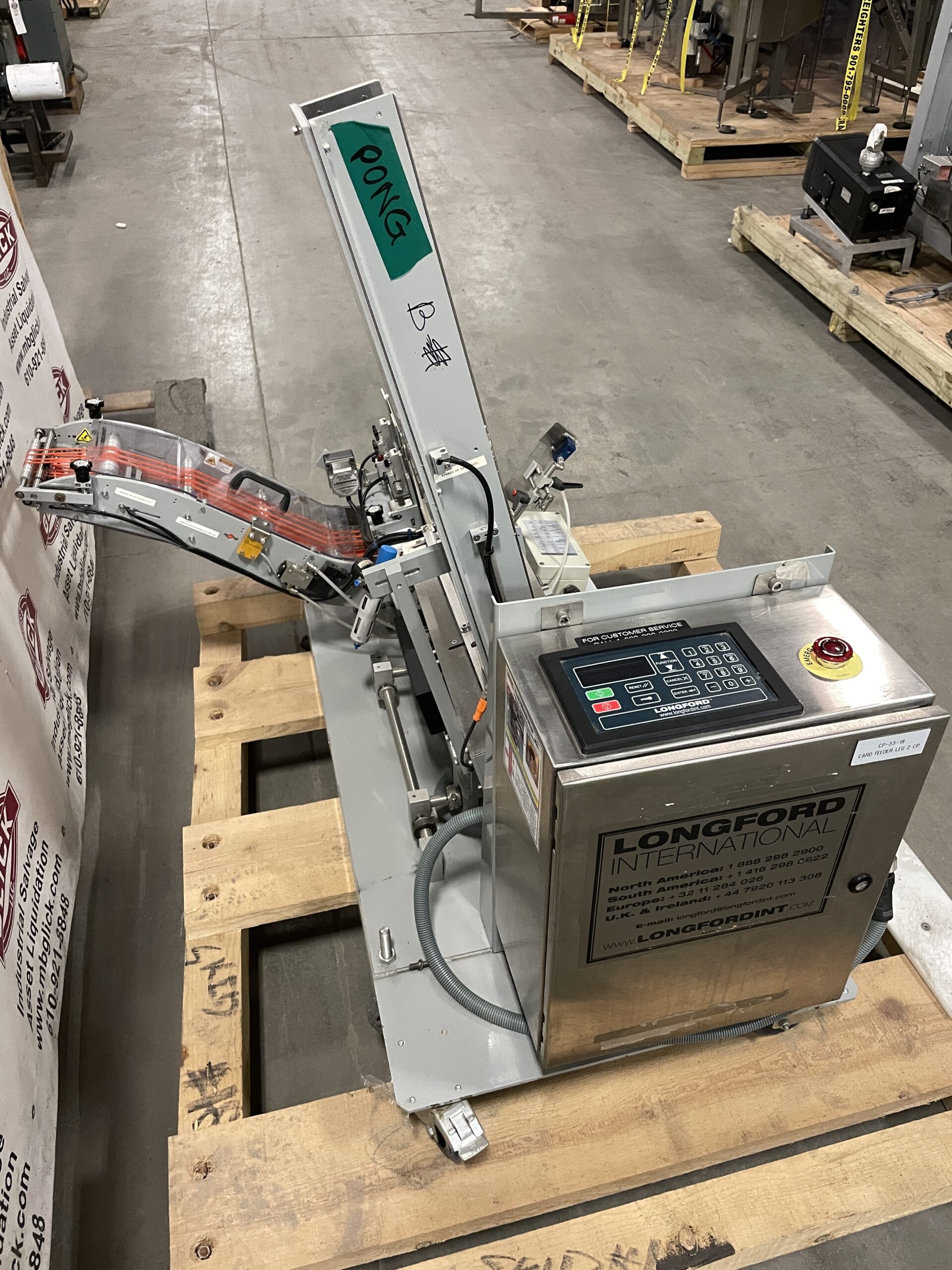 Longford International M23915 Friction Card Feeder 120V 1PH - Image 3