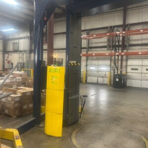 Lantech S300 80" Semi-Automatic Pallet Stretch Wrapper 115V 20A