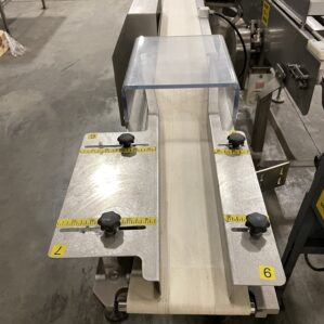 6" SS Powered Flat Belt Conveyor 103" Long x 36" High - 342RPM 230/460V