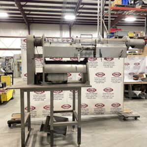 DTG 8" Steam Jacketed Stainless Steel 8" x 6' Auger for Candy/Food Processing