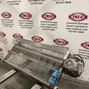 Graybill 15870-3 42" Portable SS Inclined Chain Conveyor - 23" Depth 0.33HP 3PH