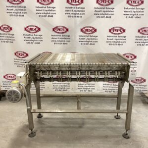 48" Hanover SS Chain Conveyor 28" Depth x 40.5" High 3/4HP 208-230V 17.25RPM